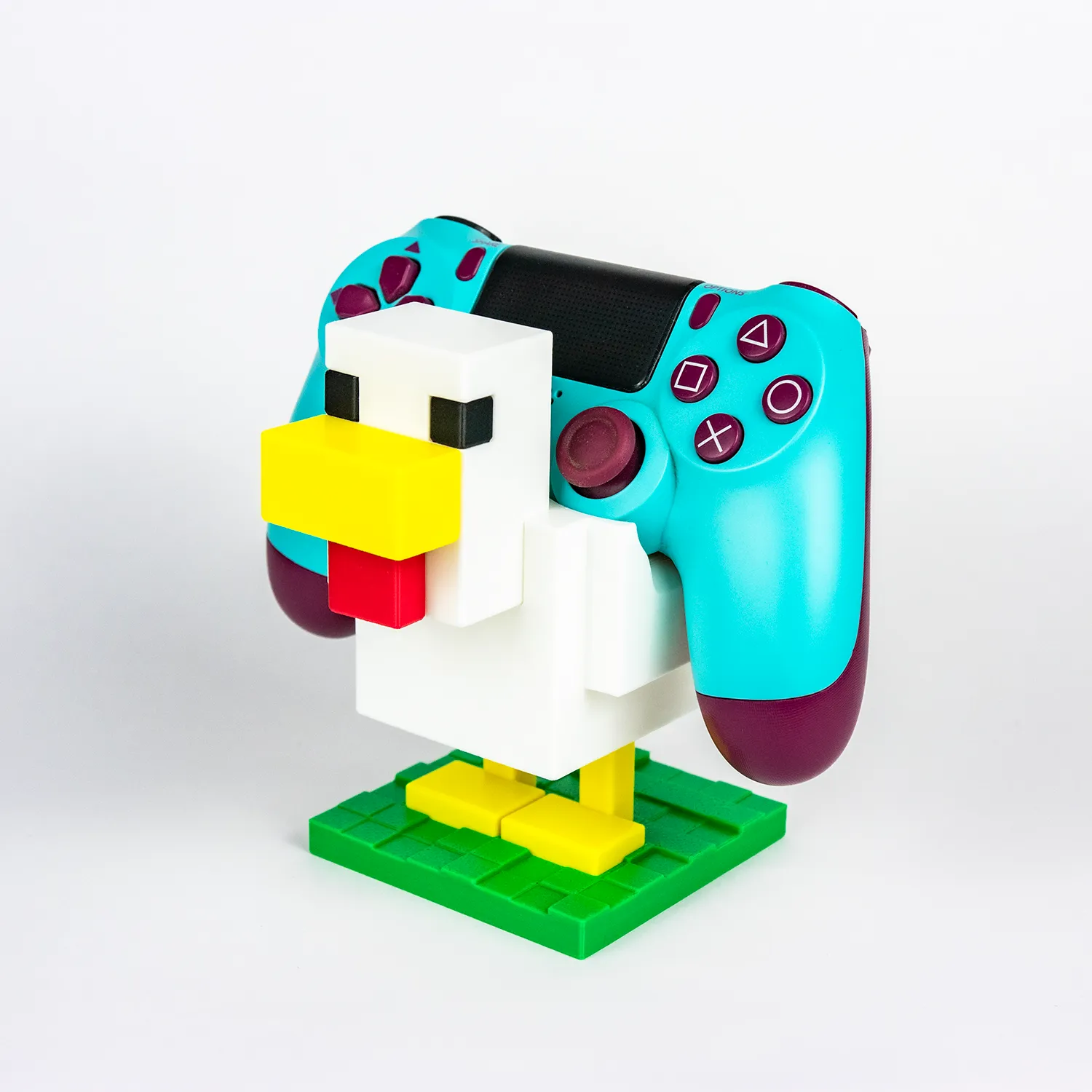 Minecraft Chicken Dualsense Standı - Görsel 2